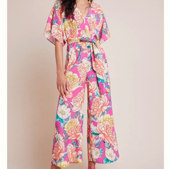 Farm Rio Eulalie Wide-Leg Jumpsuit - Picture 1 of 3